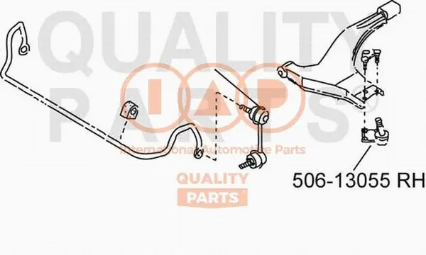 Rotule de suspension IAP QUALITY PARTS 506-13055