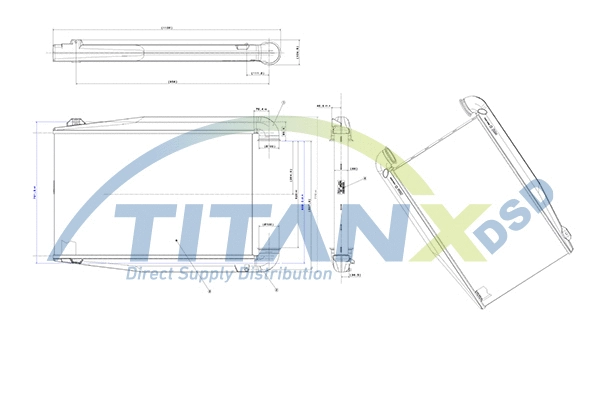 Refroidisseur d'air de suralimentation TitanX IX609002