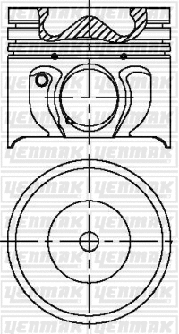 Piston YENMAK 31-03459-000