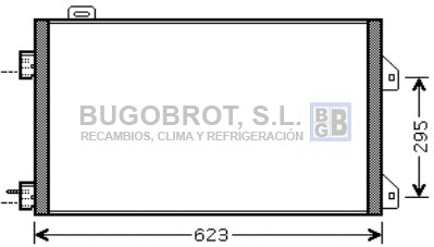 Condenseur, climatisation BUGOBROT 62-RT5347