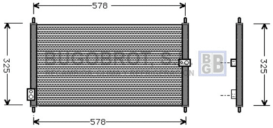 Condenseur, climatisation BUGOBROT 62-HD5086
