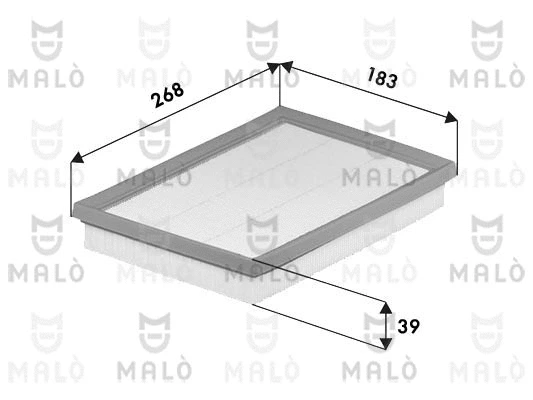 Filtre à air AKRON-MALÒ 1500686