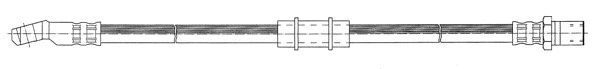 Flexible de frein CEF 517010
