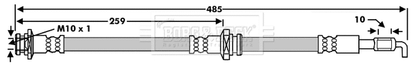 Flexible de frein BORG & BECK BBH7979