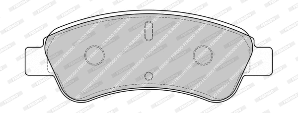 Kit de plaquettes de frein, frein à disque FERODO FDB4796-D