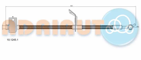 Flexible de frein ADRIAUTO 10.1245.1