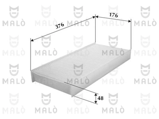 Filtre, air de l'habitacle AKRON-MALÒ 1531461