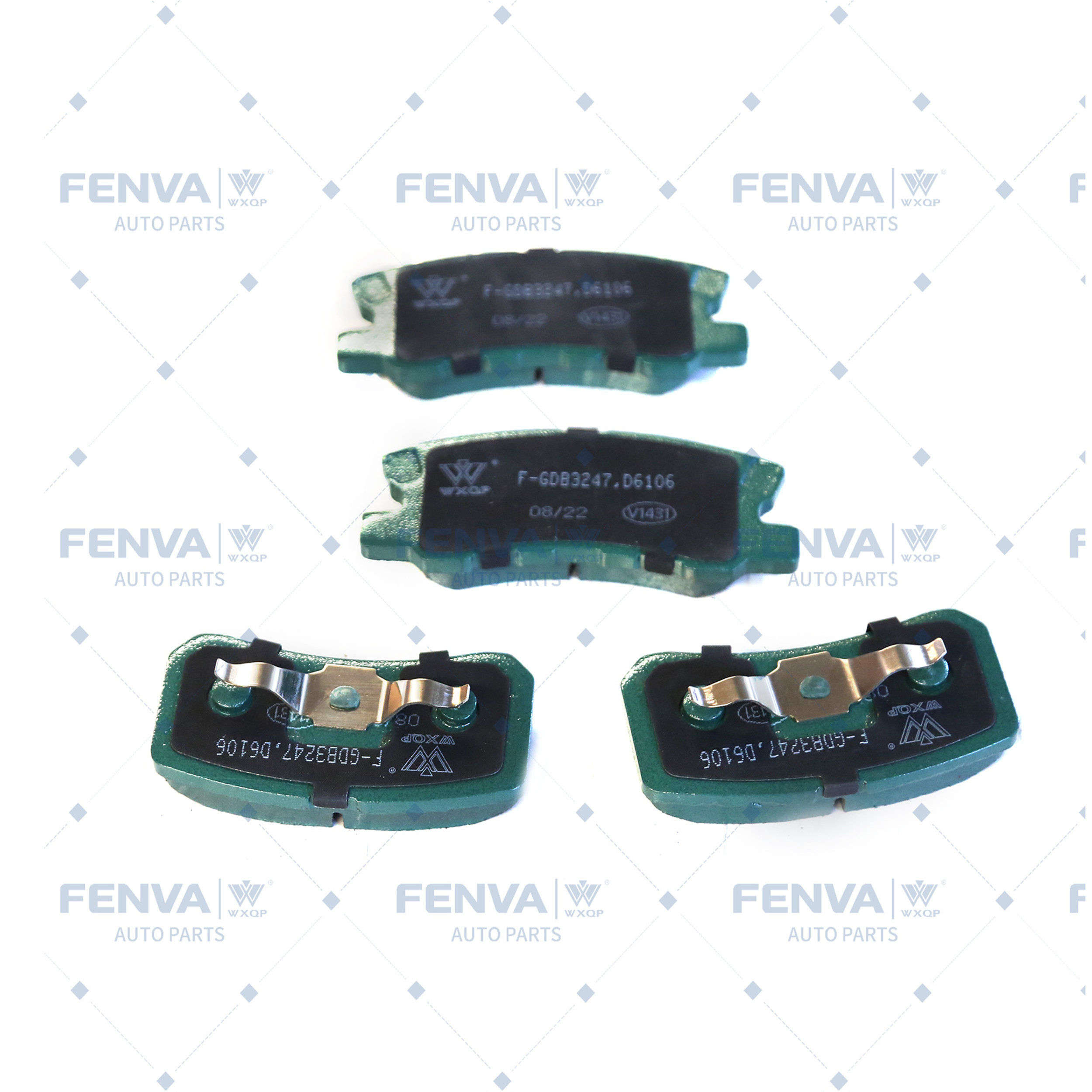 Kit de plaquettes de frein, frein à disque WXQP 40422