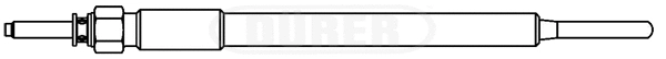 Bougie de préchauffage DÜRER DG280950