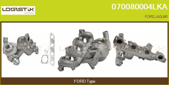 Turbocompresseur, suralimentation LGK 070080004LKA