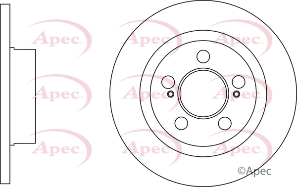 Disque de frein APEC DSK3095