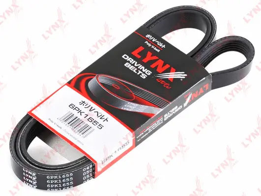Courroie trapézoïdale à nervures LYNXAUTO 6PK1655