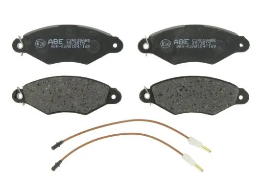 Kit de plaquettes de frein, frein à disque ABE C1R028ABE