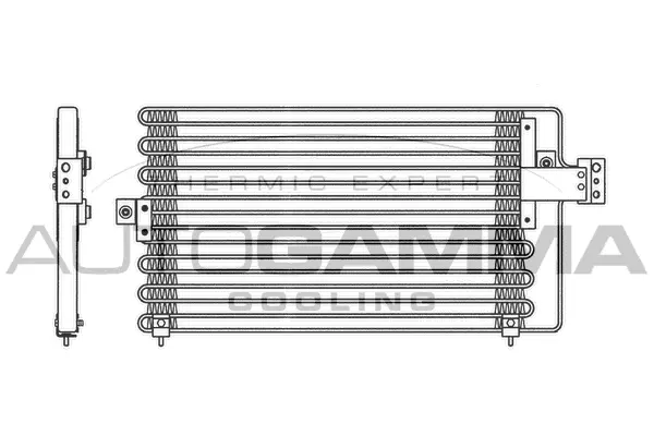 Condenseur, climatisation AUTOGAMMA 102619