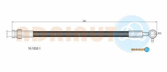 Flexible de frein ADRIAUTO 10.1233.1