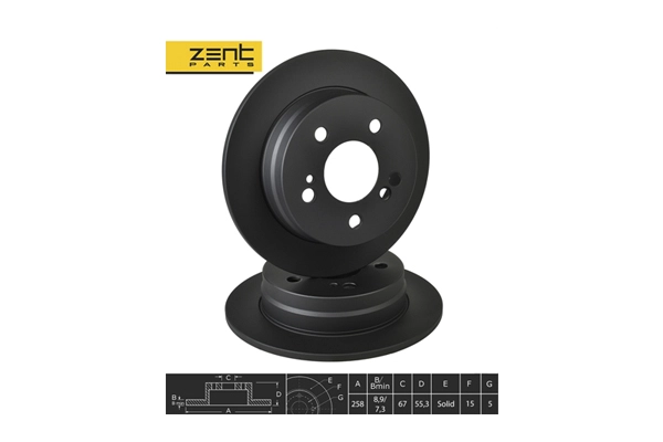 Disque de frein ZentParts Z06287
