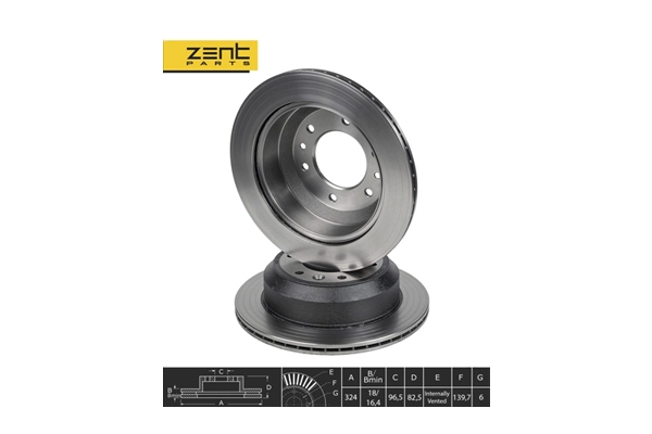 Disque de frein ZentParts Z06094
