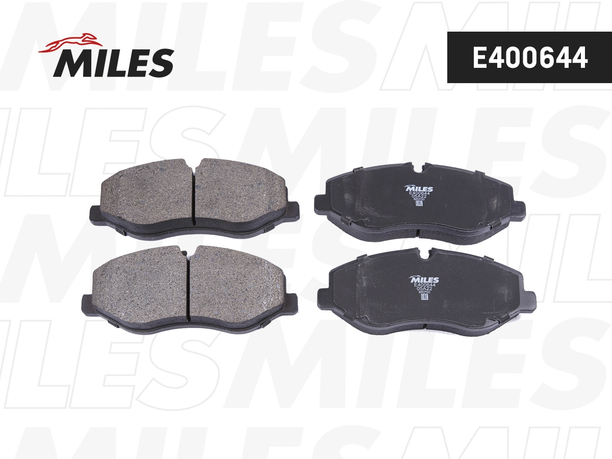 Kit de plaquettes de frein, frein à disque MILES E400644