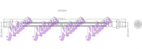 Flexible de frein BROVEX-NELSON H4584