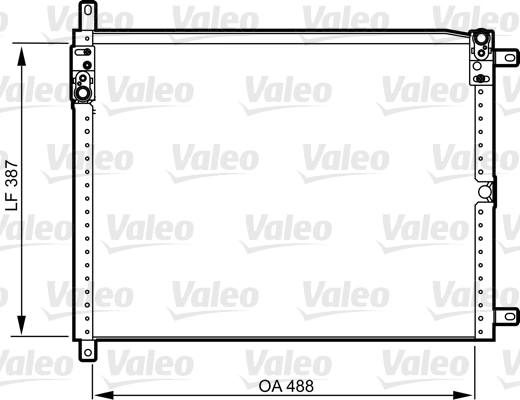 Condenseur, climatisation VALEO 814293