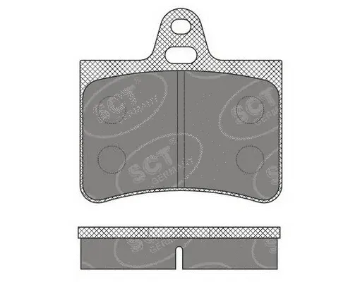 Kit de plaquettes de frein, frein à disque SCT - MANNOL SP 635 PR