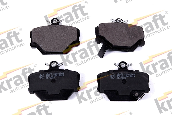 Kit de plaquettes de frein, frein à disque KRAFT AUTOMOTIVE 6001240
