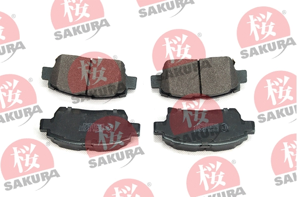 Kit de plaquettes de frein, frein à disque SAKURA 600-20-3963