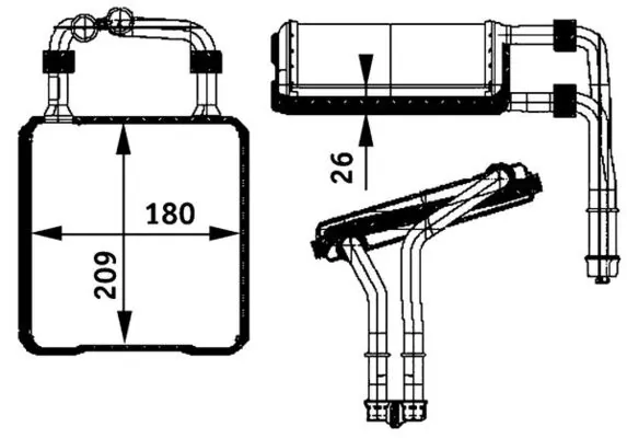 Système de chauffage MAHLE AH 78 000P