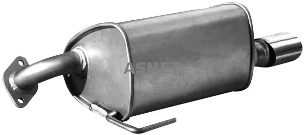 Silencieux arrière ASMET 17.001