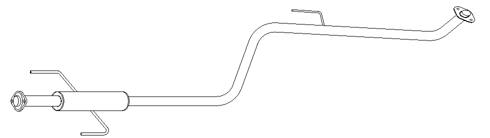 Silencieux central Vellerand 10872
