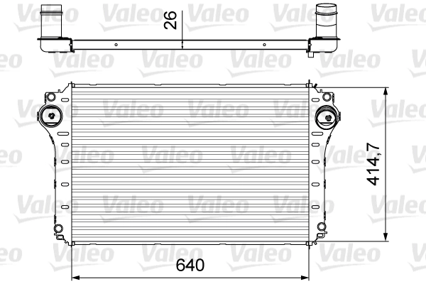 Refroidisseur d'air de suralimentation VALEO 818568