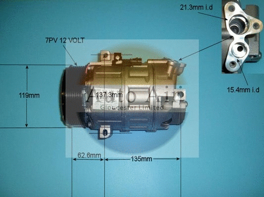 Compresseur, climatisation AUTO AIR GLOUCESTER 14-9731
