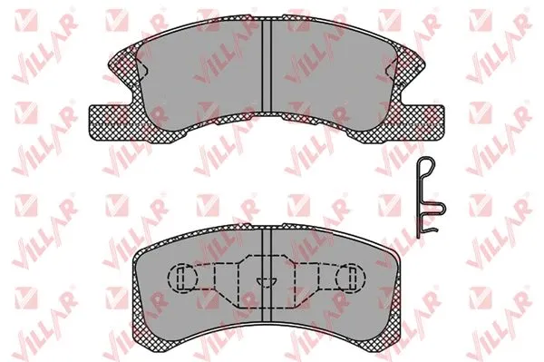 Kit de plaquettes de frein, frein à disque VILLAR 626.1443