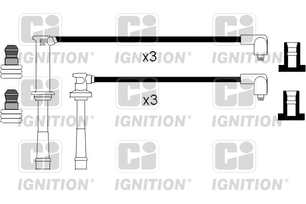 Kit de câbles d'allumage QUINTON HAZELL XC1115