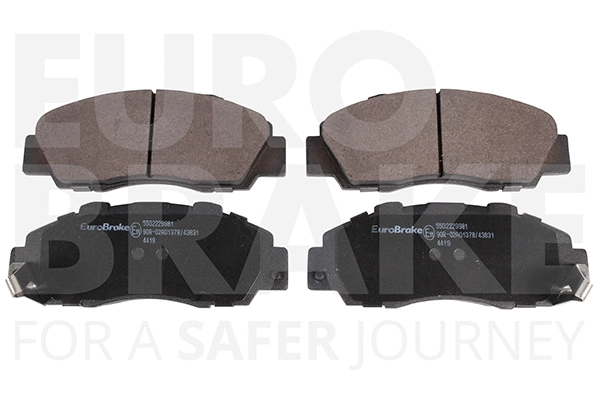 Kit de plaquettes de frein, frein à disque EUROBRAKE 5502229981