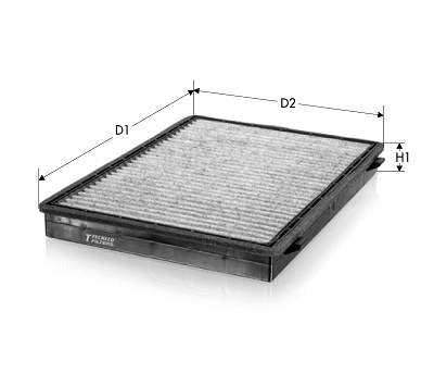 Filtre, air de l'habitacle TECNECO FILTERS CK8717C