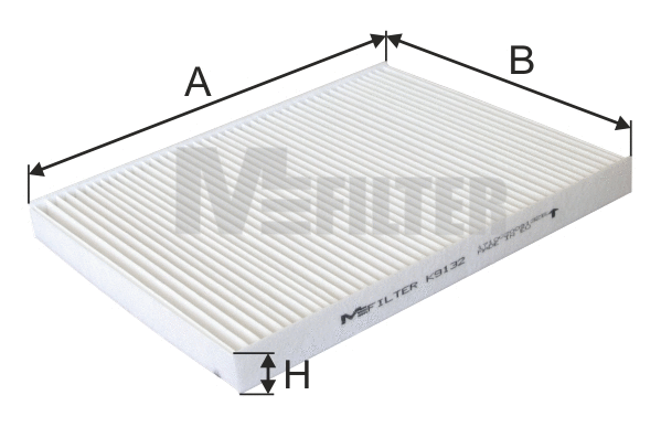 Filtre, air de l'habitacle MFILTER K 9132