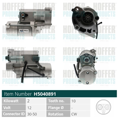 Démarreur HOFFER H5040891