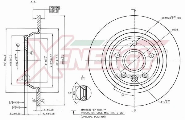 Disque de frein AP XENERGY X601068