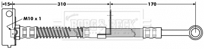 Flexible de frein BORG & BECK BBH7041