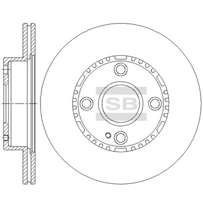 Disque de frein Hi-Q SD4432