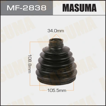 Jeu de joints-soufflets, arbre de commande MASUMA MF-2838
