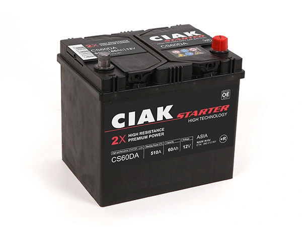 Batterie de démarrage CIAK Starter CS60DA