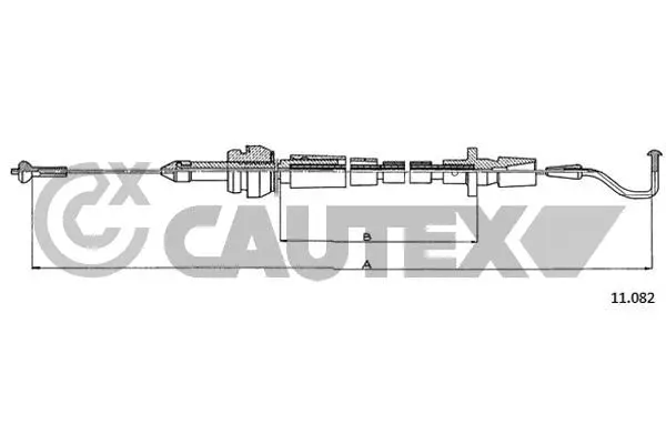 Câble d'accélération CAUTEX 466192