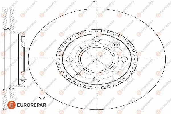 Disque de frein EUROREPAR 1618870780
