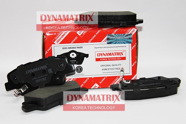 Kit de plaquettes de frein, frein à disque DYNAMATRIX DBP4387