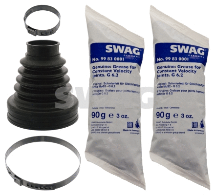 Jeu de joints-soufflets, arbre de commande SWAG 62 10 0347