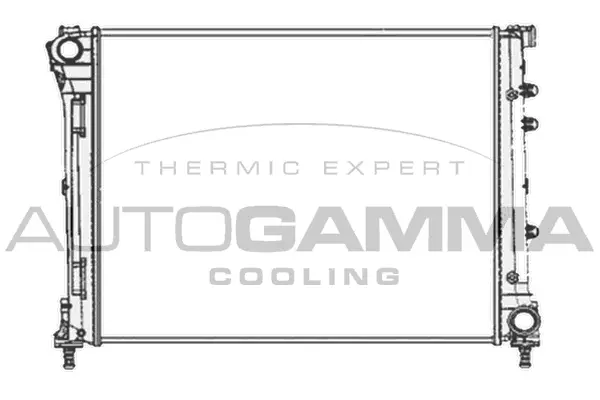Radiateur, refroidissement du moteur AUTOGAMMA 104619