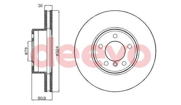 Disque de frein DEEVO BD15140
