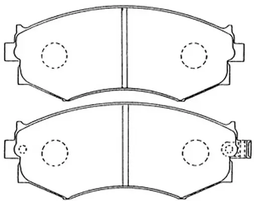 Kit de plaquettes de frein, frein à disque FIT FP0462
